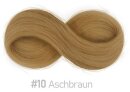 Tape In Extensions 40 cm Virgin Echthaar Aschbraun 10