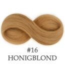 Probesträhnen Virgin Remy Echthaar #16 honigblond