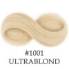 Probesträhnen Virgin Remy Echthaar #1001 ultrablond