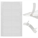 1x PU Tape Klebeband Streifen doppelseitig transparent 10 x 4 cm