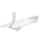 1x PU Tape Klebeband Streifen doppelseitig transparent 10 x 4 cm