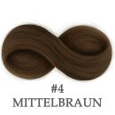 Tape In Extensions 35 cm Premium Virgin Echthaar (4) Mittelbraun
