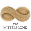 Tape In Extensions 35 cm Premium Virgin Echthaar (18) Mittelblond