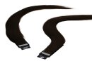 Tape In Extensions 45 cm Premium Virgin Echthaar (2) Dunkelbraun
