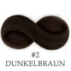 Tape In Extensions 45 cm Premium Virgin Echthaar (2) Dunkelbraun