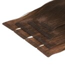 Tape In Extensions 35 cm Premium Virgin Echthaar (3) Schokobraun