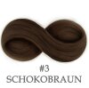 Tape In Extensions 35 cm Premium Virgin Echthaar (3) Schokobraun