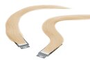 Tape In Extensions 35 cm Premium Virgin Echthaar (60) Platinblond