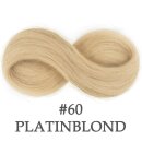 Tape In Extensions 45 cm Premium Virgin Echthaar (60) Platinblond