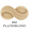 Tape In Extensions 45 cm Premium Virgin Echthaar (60) Platinblond