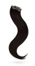 Tape In Extensions 45 cm Premium Virgin Echthaar (1b) Schwarzbraun