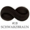 Tape In Extensions 50 cm Virgin Echthaar Schwarzbraun 01B