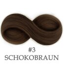 Tape In Extensions 50 cm Virgin Echthaar Schokobraun 03