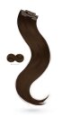 Tape-In Extensions mittelbraun, 50 cm Länge, Virgin Echthaar, #4 Mittelbraun, ideal für professionelle Haarverlängerungen