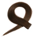 Tape In Extensions 50 cm Virgin Echthaar Mittelbraun 04