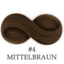 Tape In Extensions 50 cm Virgin Echthaar Mittelbraun 04