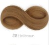 Tape In Extensions 50 cm Virgin Echthaar Hellbraun 08