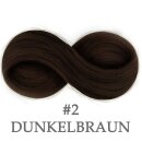 Tape In Extensions 40 cm Virgin Echthaar Dunkelbraun 02