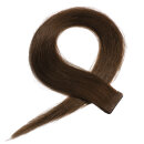 Tape In Extensions 40 cm Virgin Echthaar Mittelbraun 04