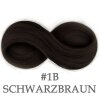 Tape In Extensions 60 cm Virgin Echthaar Schwarzbraun 01B