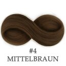 Tape In Extensions 60 cm Virgin Echthaar Mittelbraun 04