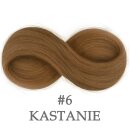 Tape In Extensions 40 cm Virgin Echthaar Kastanie 06