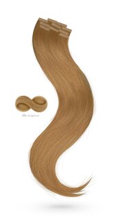 Tape-In Extensions honigblond, 60 cm Länge, Virgin Echthaar, #16 Honigblond, ideal für professionelle Haarverlängerungen