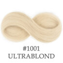 50 cm Virgin Echthaar Strähnen Flat-Tip Bondings #1001 Ultrablond