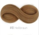 Tape In Extensions 40 cm Virgin Echthaar Hellbraun 08